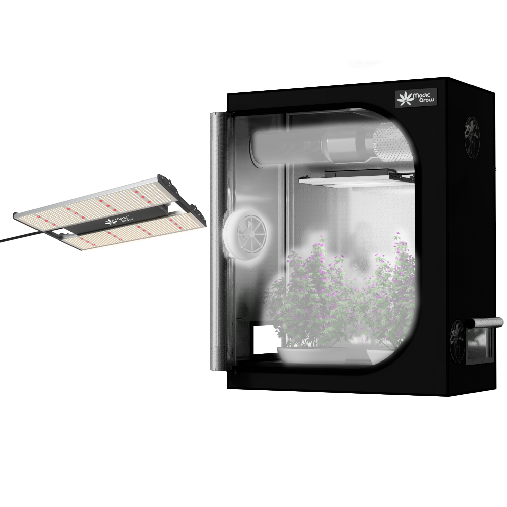 Medic Grow MiniSun-2 150W-500W Grow Light & 2'X4' (48