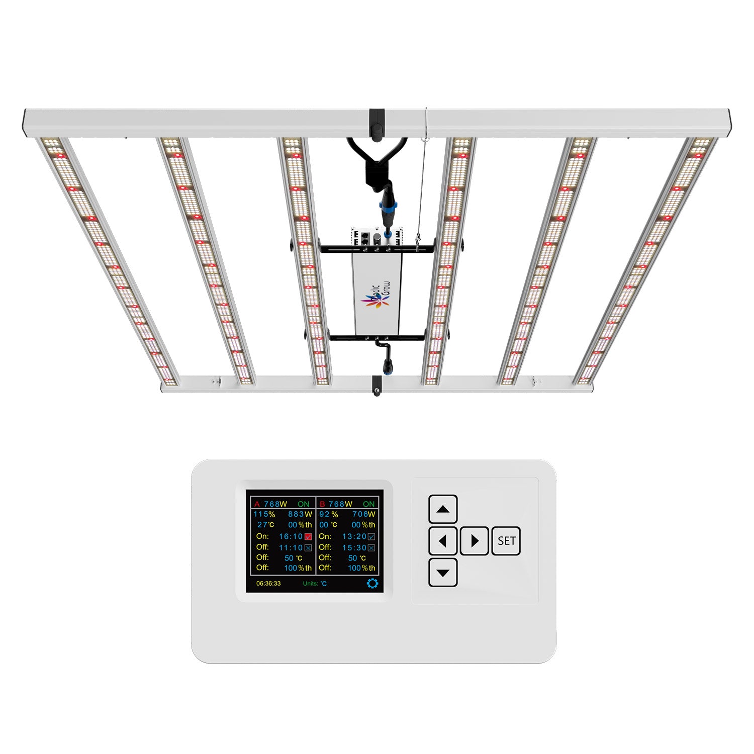 Medic Grow Fold-650 Built-in dimmer 650W Led Grow Lights V1 Spectrum - Medicgrow