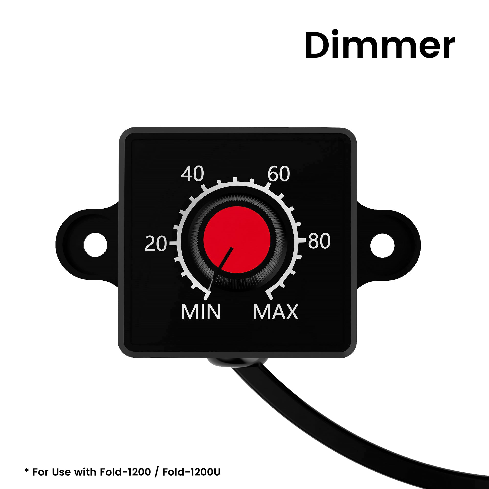 Medic Grow 0-10V 1M/3.28FT LED Dimmer Knob Mini Controller for Fold-1200, and Fold-1200U - Medicgrow
