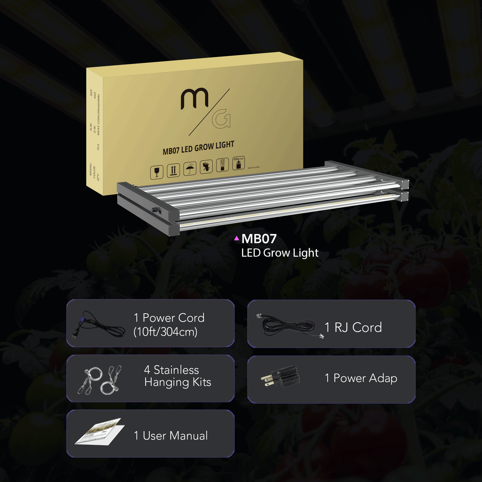 Medic Grow MEDIC BOX 07 Dimmable Full-Spectrum LED Grow Light 720w for 4x4 Planting - Medicgrow