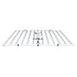 Medic Grow Fold 1200 Watt Commercial Red and Blue Full Spectrum LED Grow Light ETL & DLC Certified for 4X6 Planting - Medicgrow
