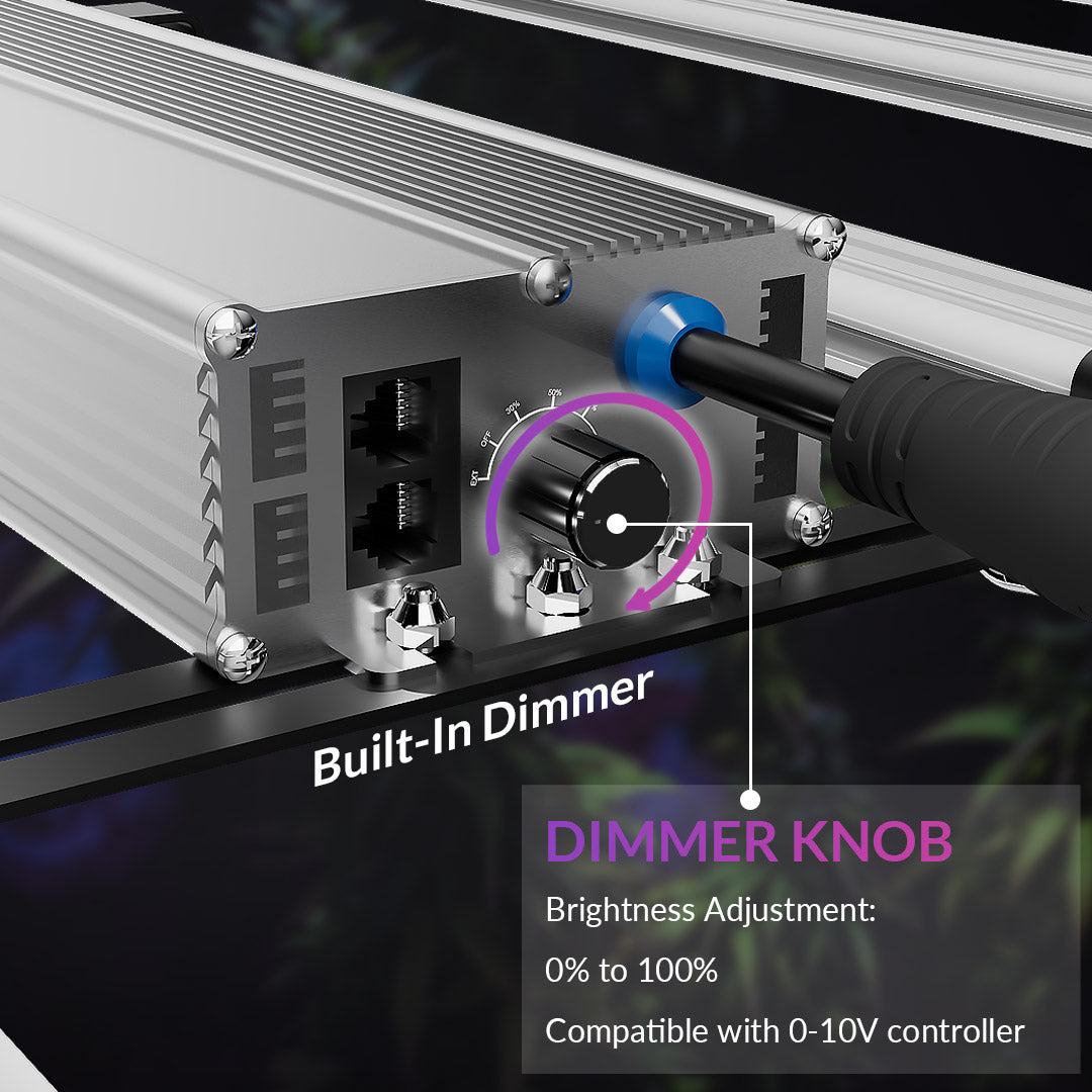 Medic Grow Fold-650 Built-in dimmer 650W Led Grow Lights V1 Spectrum - Medicgrow