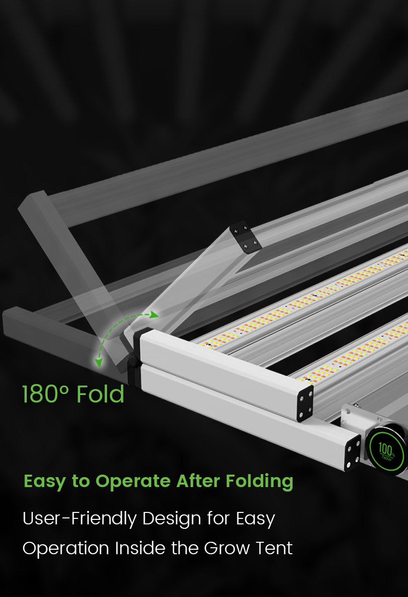 780W model is ideal for 4'x4'/5'x5' tents