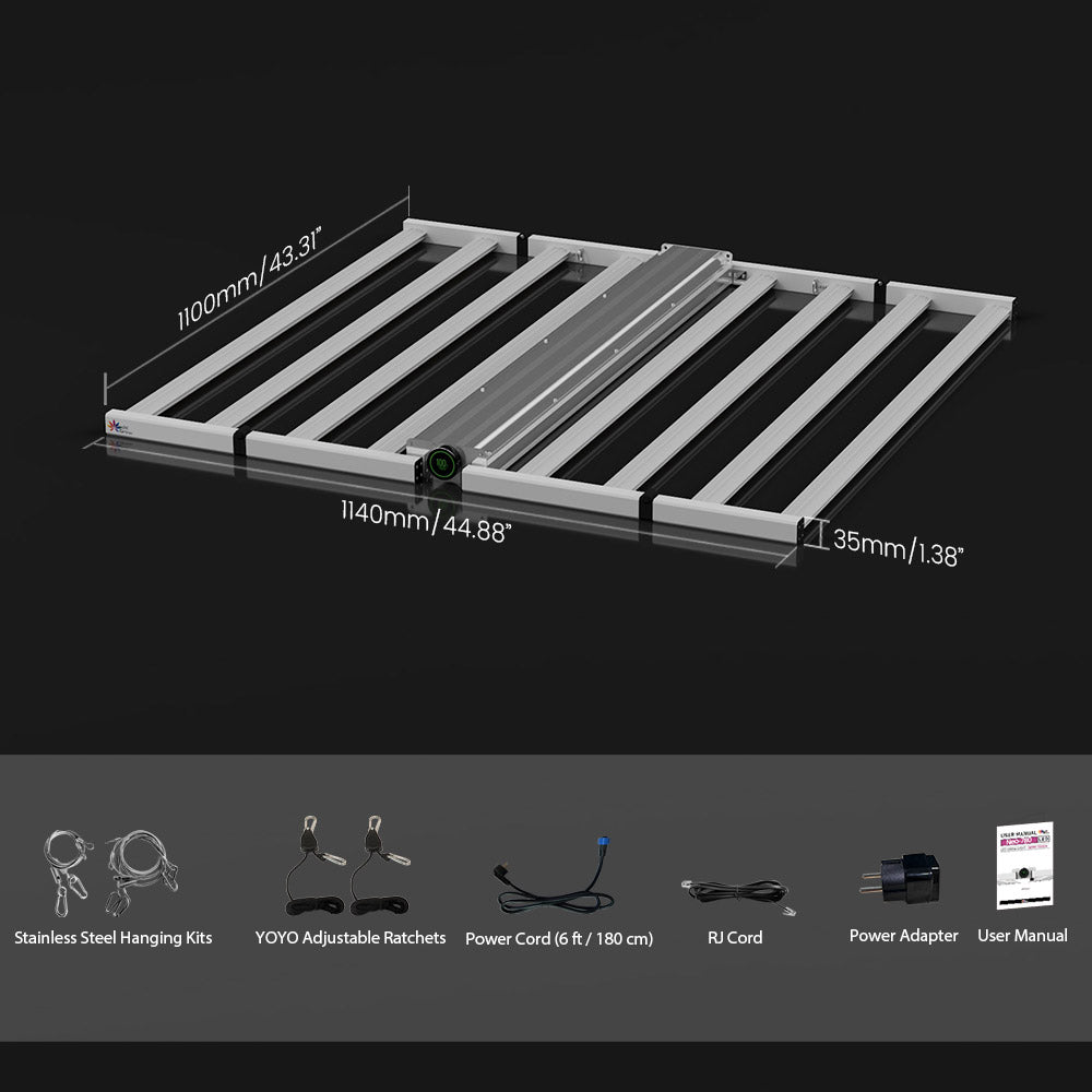 Medic Grow Neo-780/1000 Smart Adjustable Spectrum LED Grow Lights 780/1000w for Veg and Flower