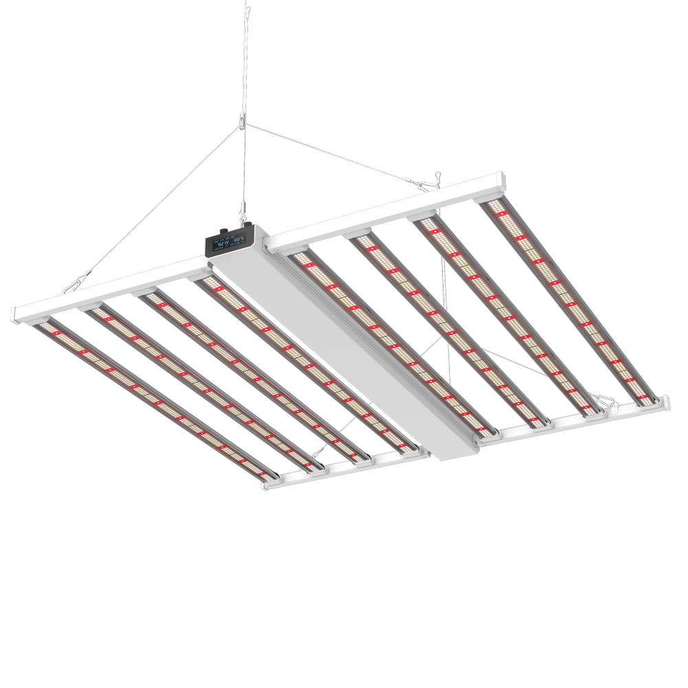Medic Grow Smart-8 Full Spectrum Dimmable 760W LED Grow Light with Timer - High Yield Lamp for 5x5 Tent - Medicgrow